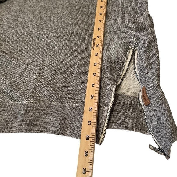 Roots Canada Cowl Neck-Grey Heathered Pullover Long Sleeve Top - Size Small - Picture 5 of 11